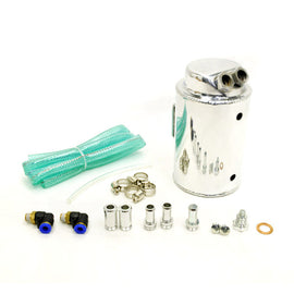 Universal Aluminum Oil Catch Can Type 3, 1000ML, Chrome