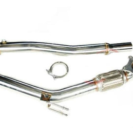 Volkswagen Golf/ Jetta 3" Race Downpipe Down pipe *2 O2 for MK5 MK6 Golf GTi Jetta EOS A3 2.0T FWD