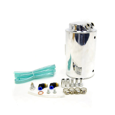 Universal Aluminum Oil Catch Can Type 4, 2000ML, Chrome