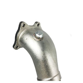 Rev9 Subaru WRX STI 08+ /08-14 WRX EJ20 EJ25 3" Divided Bell Mouth Turbo Downpipe with High Flow Cat