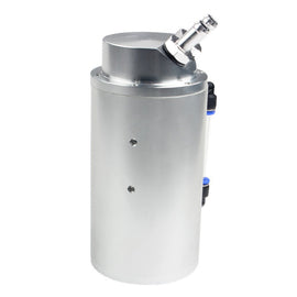 Universal Aluminum Oil Catch Can Type 1, 750ML, Silver