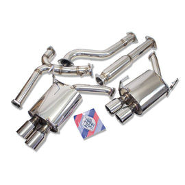 Subaru WRX (VB) 2022-2024 FlowMaxx Stainless Cat-Back Quad-Tip Exhaust System