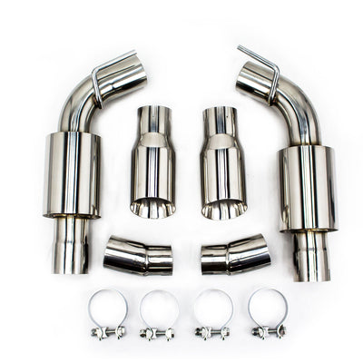 Chevrolet Camaro 10-15 V8, Dual Axle Back FlowMaxx Exhaust Kit, Sport Muffler