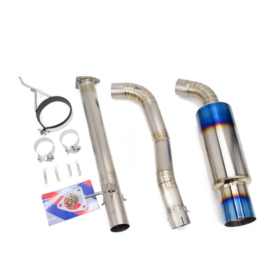 Single Exit Cat-Back Exhaust Kit, Titanium, 2.75
