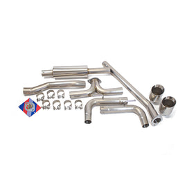 Mazda 3 Hatchback (BM/BN) 2014-18 FlowMaxx 2.5" Stainless Cat-back Exhaust Kit