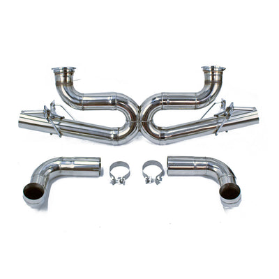 Audi R8 (Type 42) 5.2L V10 2009-15 Cat-Back Stainless Steel Exhaust System Track Edition (3