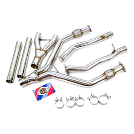 Cat-Back FlowMAXX Stainless Steel Exhaust Full Kit for Infiniti Q50 V6 3.0L Twin-Turbo 2016-23