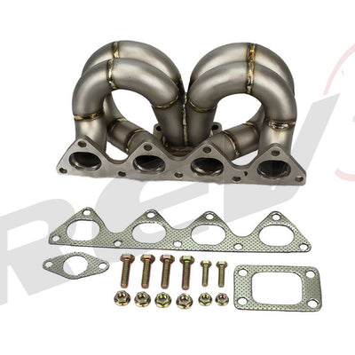 HP-Series Honda Civic B16 B18 Ram Horn Equal Length T3 Turbo Manifold 38mm Wastegate Flange