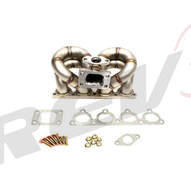 HP-Series Honda Civic D15 D16 Ram Horn Equal Length T3 Turbo Manifold