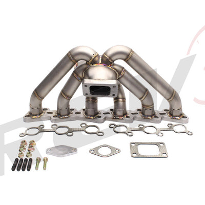 HP-Series Equal Length T3 Top Mount Turbo Manifold for Nissan RB20 RB25