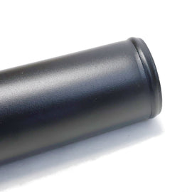 Universal Intercooler Pipping Kit, Aluminum, 2.5", Black Coupler, Black Piping