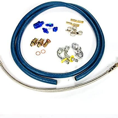 Turbo Oil Feed Line Oil Drain Line Kit (T25, T28)