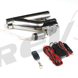 Electric Exhaust Cutout with Remote V2 (Universal), 2.5 in.