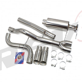 Ford Fiesta ST 1.6L 2014-19 FlowMaxx Stainless Exhaust System, 76mm Pipe