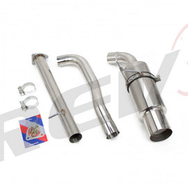 Single Exit Cat-Back Exhaust Kit, Stainless, 2.75" Inch, Honda S2000 00-09 (AP1/AP2)