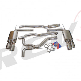 Honda Accord 1.5L / 2.0L (CV) 2018-22 FlowMaxx Stainless Quad Tip Cat-back Exhaust Kit