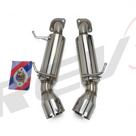 Infiniti G37 Coupe (V36) 2008-13 FlowMaxx Stainless Axle-Back Exhaust System, 60mm Pipe
