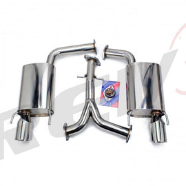 Lexus GS (S190) 2006-11 FlowMaxx Stainless Axle-Back Exhaust System, 62mm Pipe