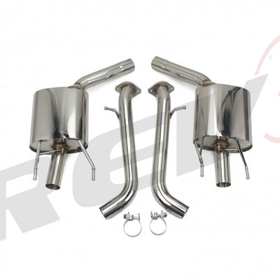 Lexus GS350 (L10) 2013-18 FlowMaxx Stainless Axle-Back Exhaust System, 60mm Pipe