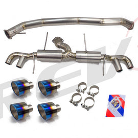 Catback Exhaust, Titanium, 90MM Mid Pipe, Nissan GTR 2009-17 (R35)